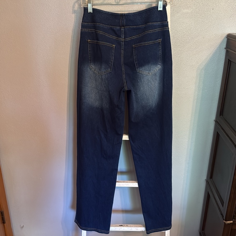 NWT HALARA Flex Baggy Wide Leg Stretch Jeans - Picture 4 of 9